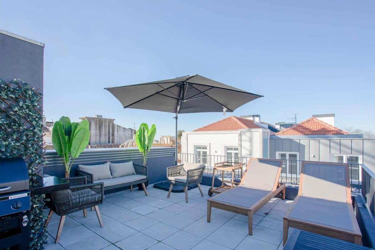Liiiving In Porto-Modern & Glam Rooftop Apartment Exterior foto